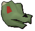 Green baby dragon